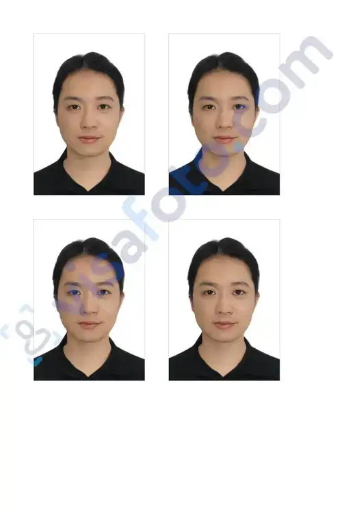 Photos de visa chinois à imprimer