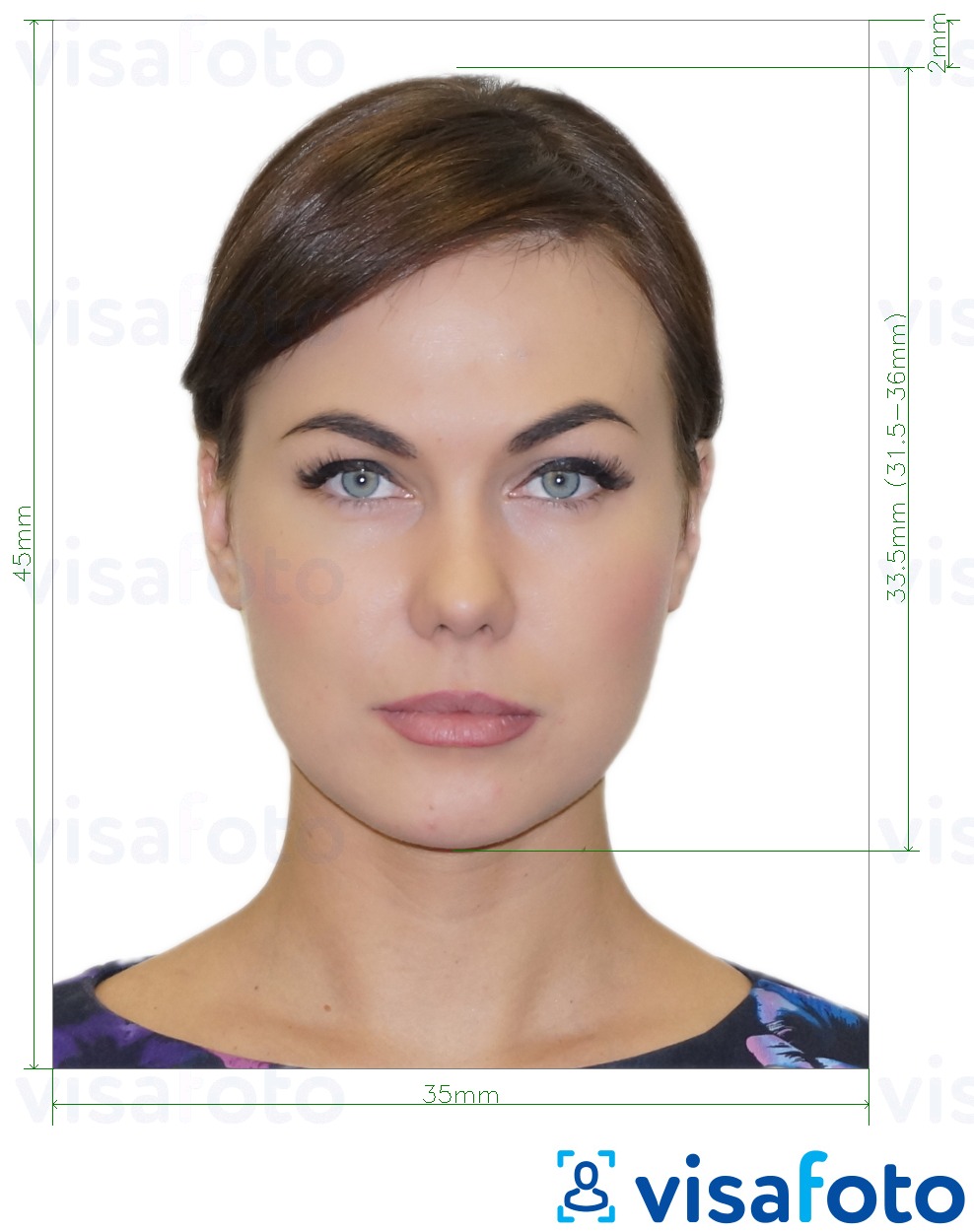 Exemples sur des photos pour __name__ avec les spécifications de taille exactes