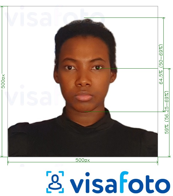 Exemples sur des photos pour Visa Touristique Rwanda Afrique Orientale online avec les spécifications de taille exactes