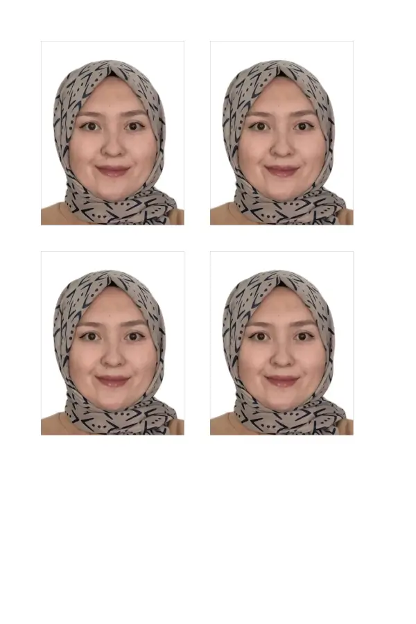 Photos avec hijab pour l'impression